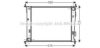 AVA QUALITY COOLING KA2135 Radiator, engine cooling